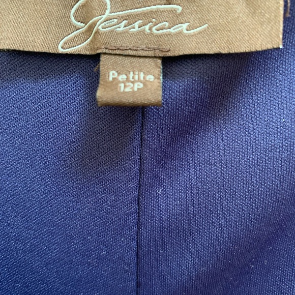 Ladies V faux wrap dress. beautiful pattern very flattering - Picture 3 of 4